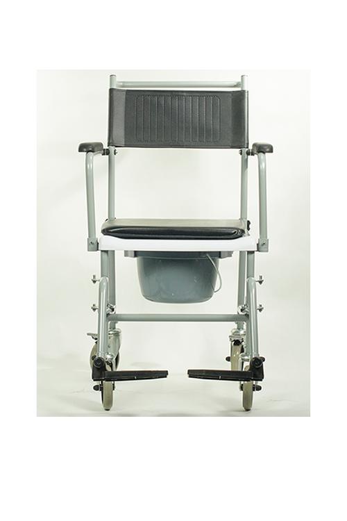 Drop-Arm Transport Chair Commode